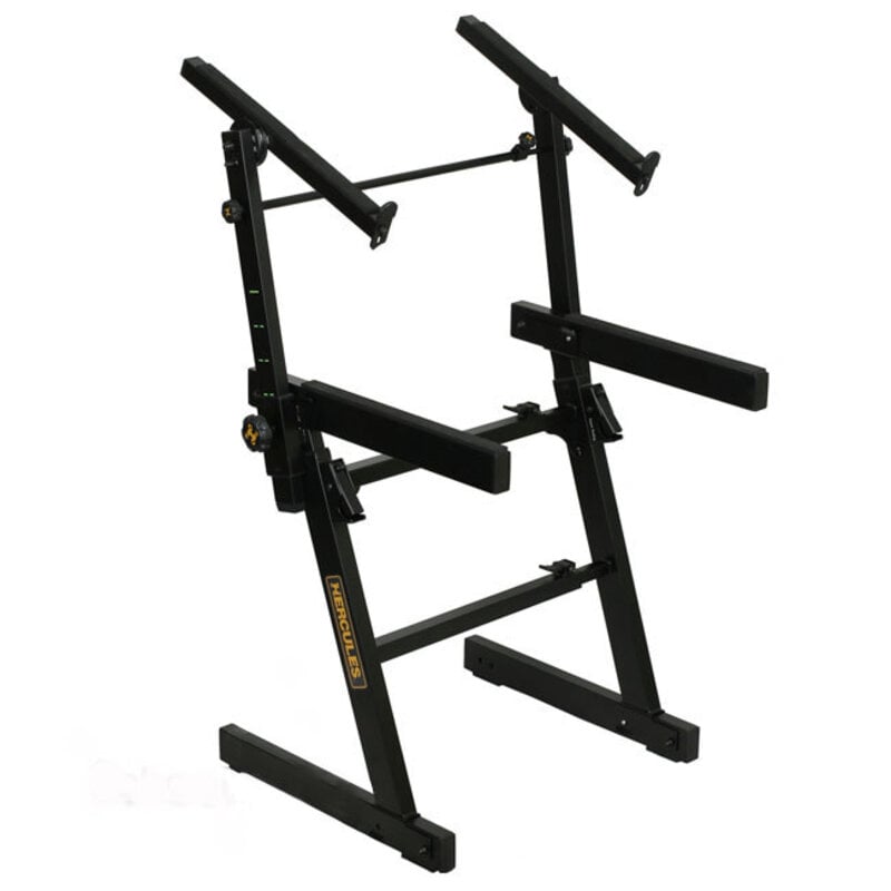 Hercules KS410B AutoLock Z-Keyboard Stand w/Tier