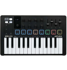 Arturia MiniLab Mk III Portable 25 MIDI Controller - Black