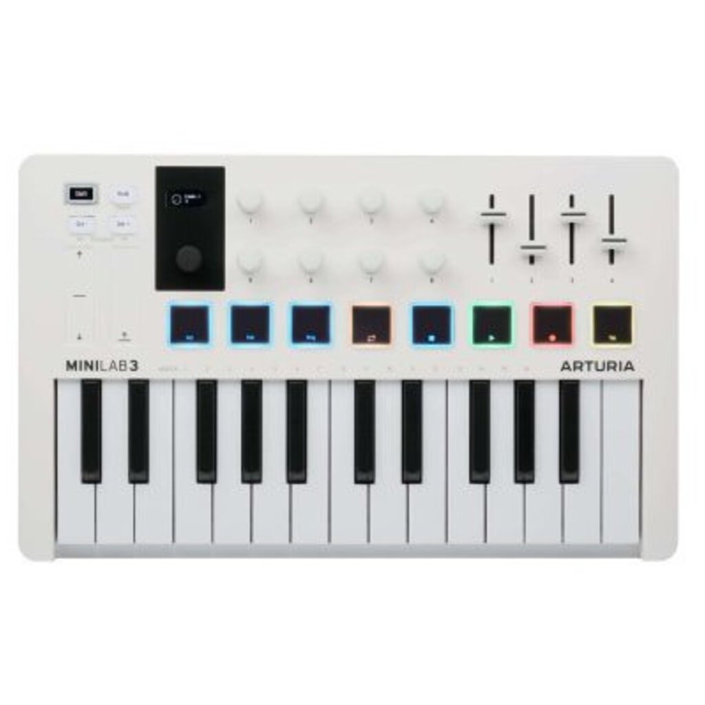 Arturia MiniLab Mk III Portable 25-Key MIDI Controller White