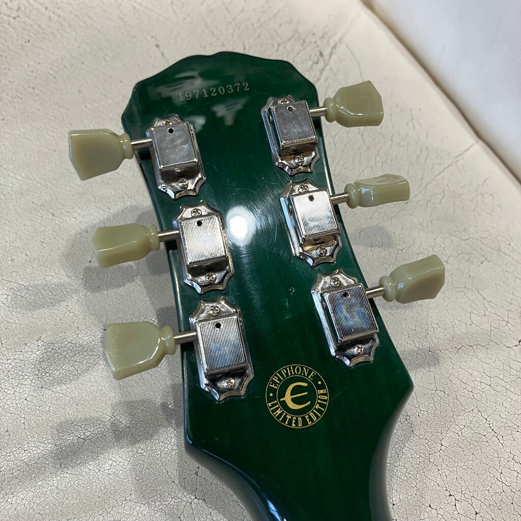 Consignment/Used Epiphone Les Paul Standard - Limited Edition Trans Green w/Case 1996