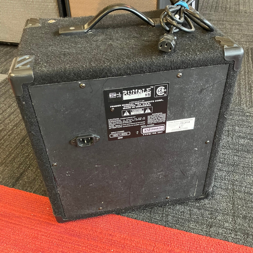 Consignment/Used Rumble 15 Bass Amplifier
