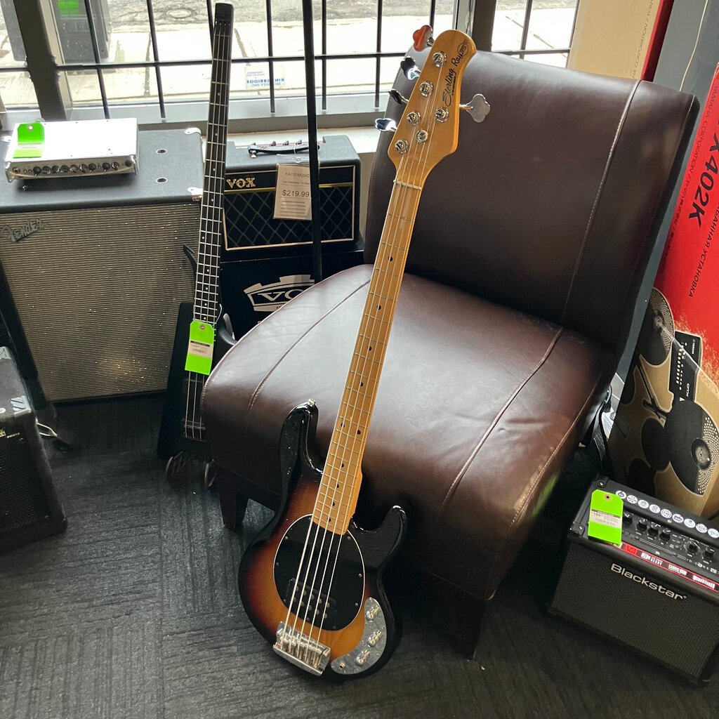Consignment/Used Sterling by Music Man Stingray Ray35 5-String Bass w/Case
