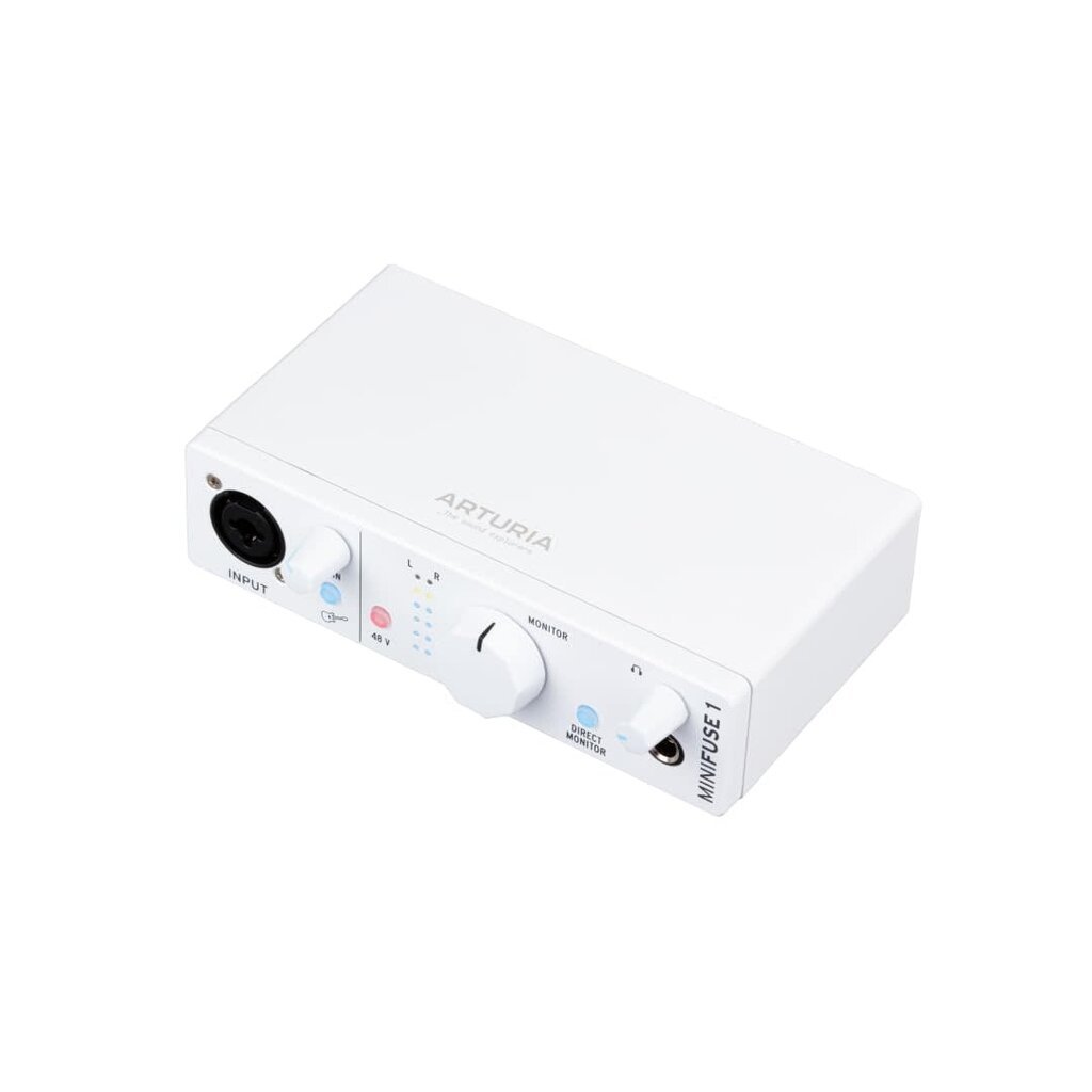 Arturia MiniFuse 1 Compact USB Audio Interface - White