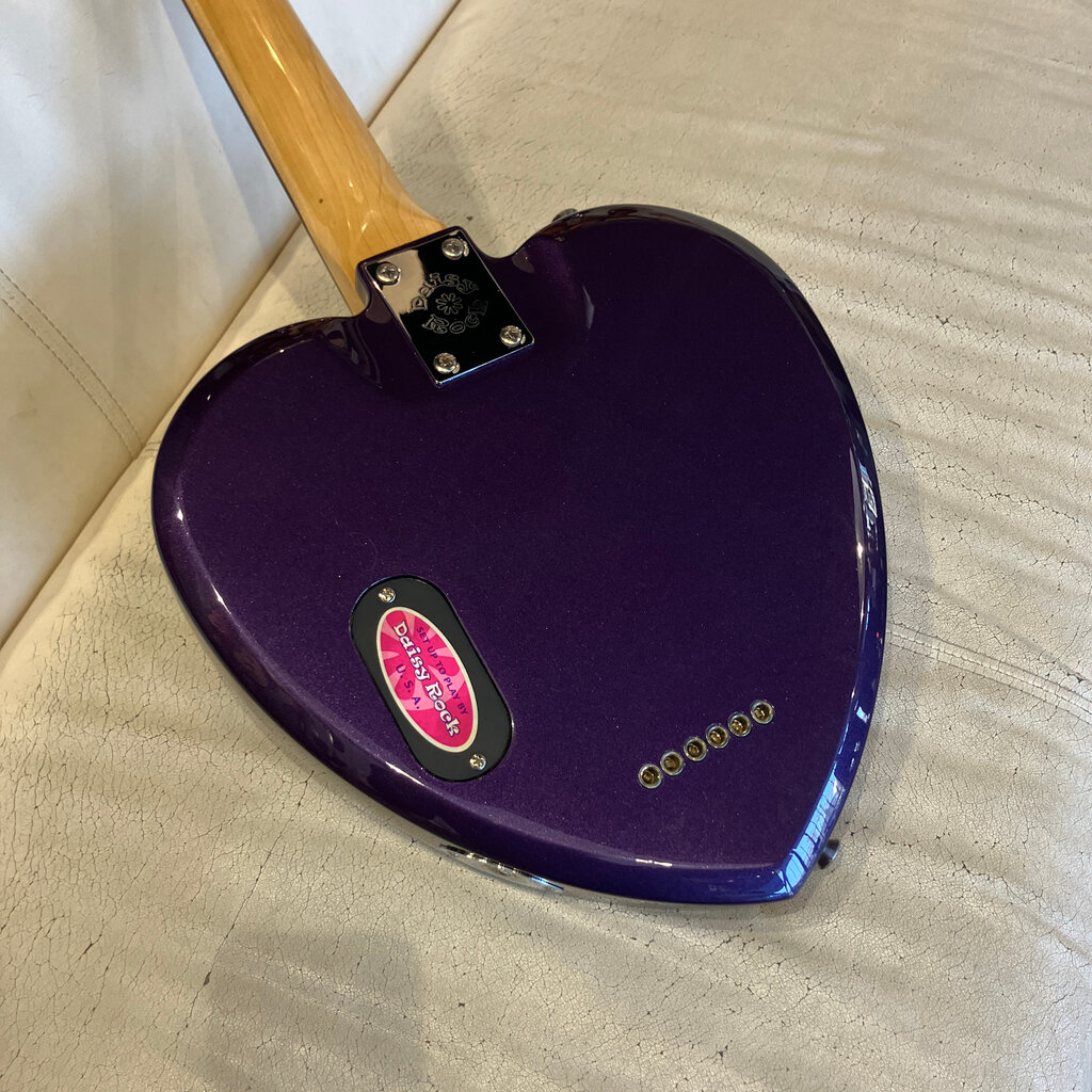 Electro-Harmonix Consignment/Used Daisy Rock Heartbreaker Short Scale Guitar -  Purple w/Bag