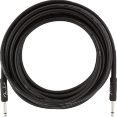 Fender Fender 18.6' Professional Series Instrument Cable Black  Straight