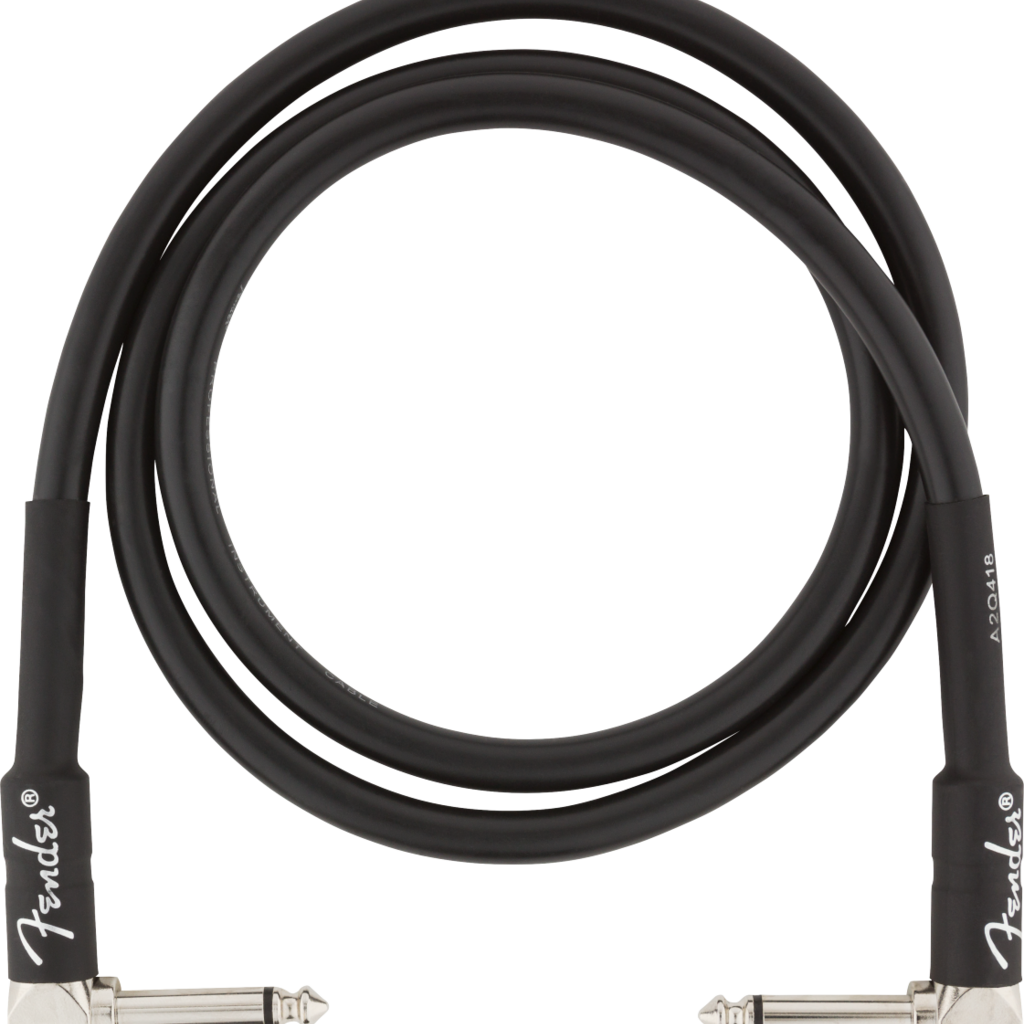 Fender Fender 3' Professional Series Instrument Cable Black Angle/Angle