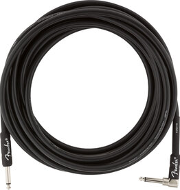 Fender Fender 18.6' Professional Series Instrument Cable Black  Straight/Angle