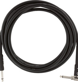 Fender Fender 10' Professional Series Instrument Cable Black Straight/Angle