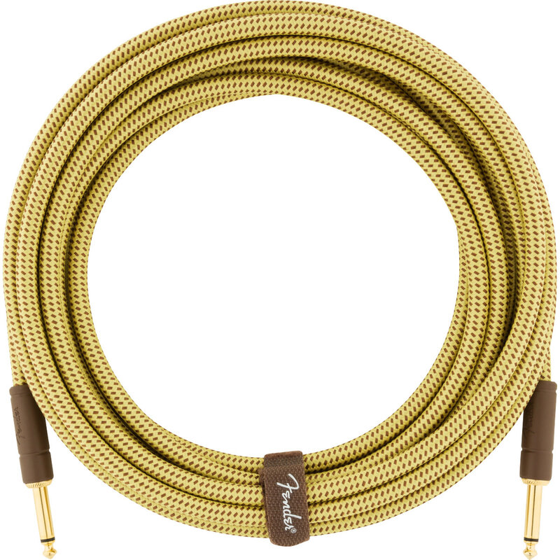 Fender Fender 18.6' Deluxe Series Instrument Cable Tweed