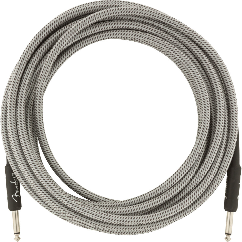 Fender Fender 18.6' Professional Series Instrument Cable White Tweed