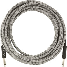 Fender Fender 18.6' Professional Series Instrument Cable White Tweed