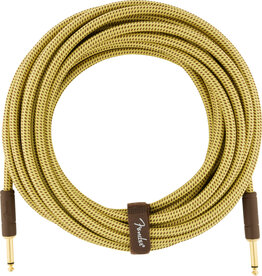 Fender Fender 25' Deluxe Series Instrument Cable Tweed