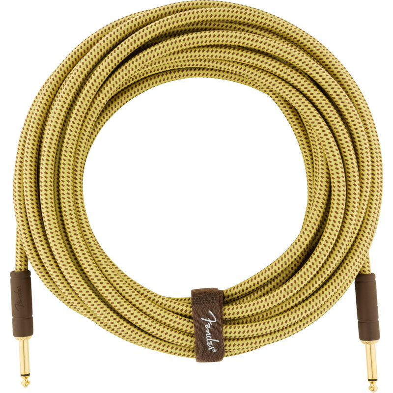 Fender Fender 25' Deluxe Series Instrument Cable Tweed