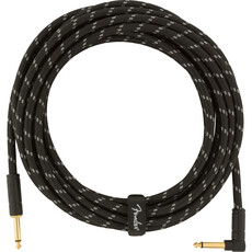 Fender Fender 18.6' Deluxe Series Instrument Cable Black Tweed