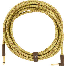 Fender Fender Deluxe Series 18.6' Angle Instrument Cable Tweed