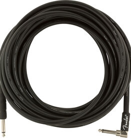 Fender Fender 25' Professional Series Instrument Cable Black Straight/Angle
