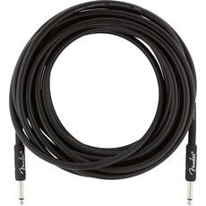 Fender Fender 25' Professional Series Instrument Cable Black  Straight/Straight