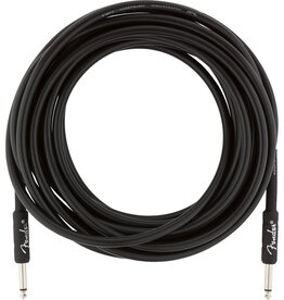 Fender Fender 25' Professional Series Instrument Cable Black  Straight/Straight