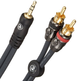 D'addario D'addario 5ft Dual RCA TO 1/8" STEREO MALE Cable  PW-MP-05