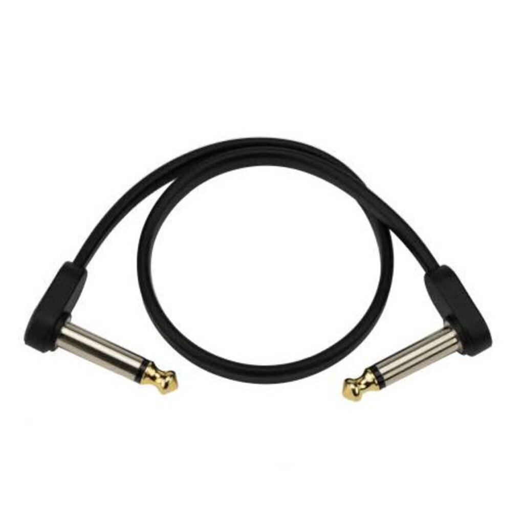 D'addario D'addario 1ft 1/4" Flat Patch Cable RR Single PW-FPRR-01