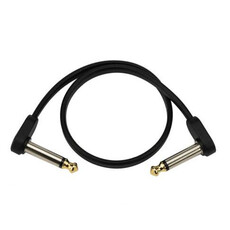 D'addario D'addario 1ft 1/4" Flat Patch Cable RR Single PW-FPRR-01