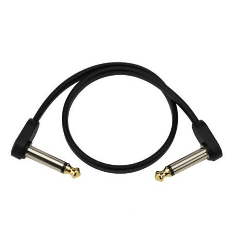 D'addario D'addario 1ft 1/4" Flat Patch Cable RR Single PW-FPRR-01