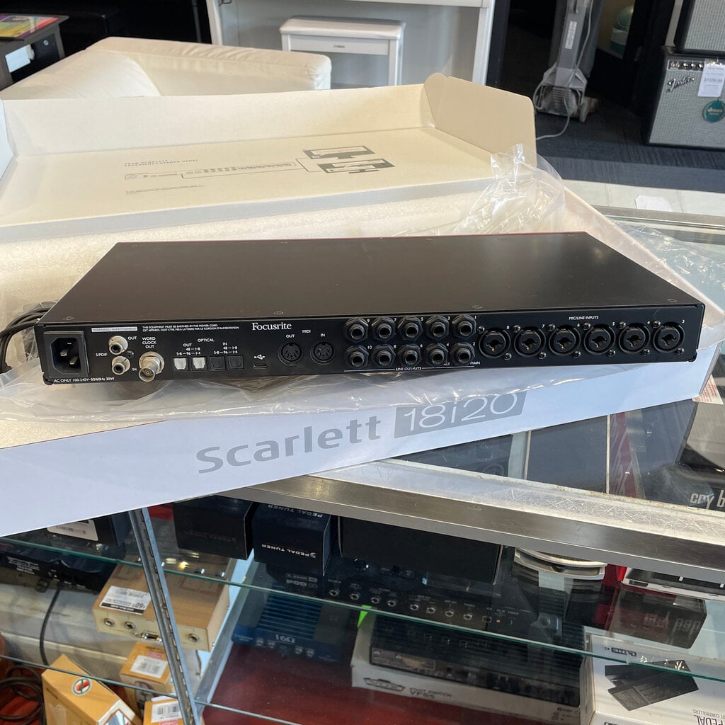 focusrite Consignment/Used Focusrite Scarlett 18i20 3rd Gen USB Interface