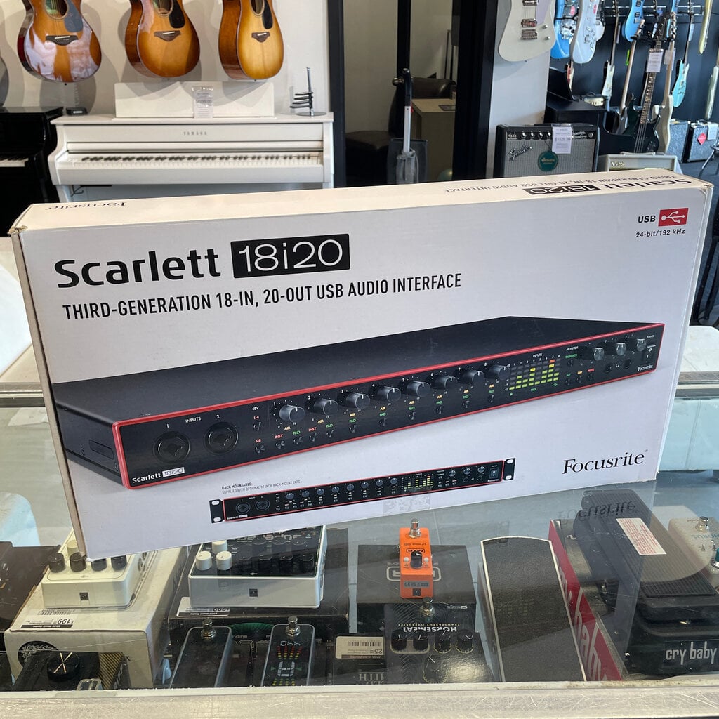 focusrite Consignment/Used Focusrite Scarlett 18i20 3rd Gen USB Interface