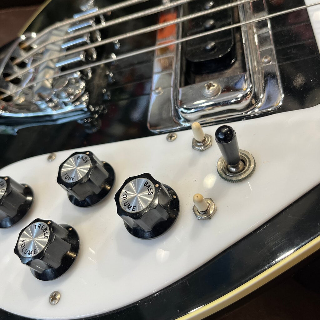 ConsignmentUsed Rickenbacker 4001 Bass - Jetglo Black 1978