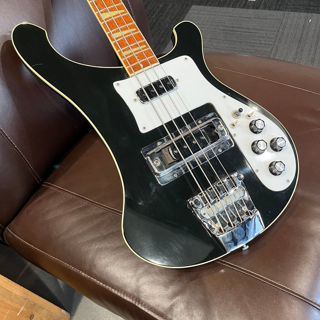 ConsignmentUsed Rickenbacker 4001 Bass - Jetglo Black 1978