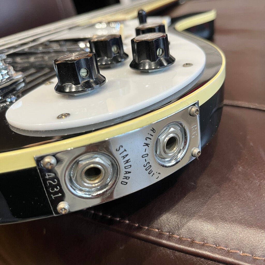 ConsignmentUsed Rickenbacker 4001 Bass - Jetglo Black 1978