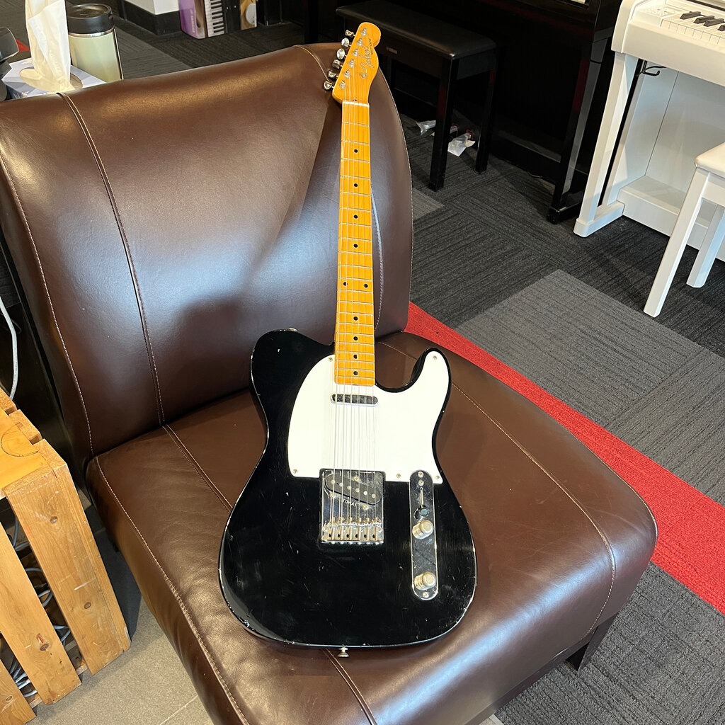 Consignment/Used Tokai 'Breezysound' TE  Telecaster - Black 1980-85 w/Case