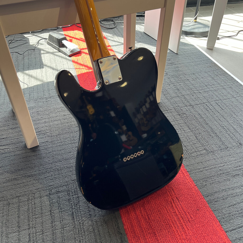 Consignment/Used Tokai 'Breezysound' TE  Telecaster - Black 1980-85 w/Case