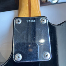 Consignment/Used Tokai 'Breezysound' TE  Telecaster - Black 1980-85 w/Case