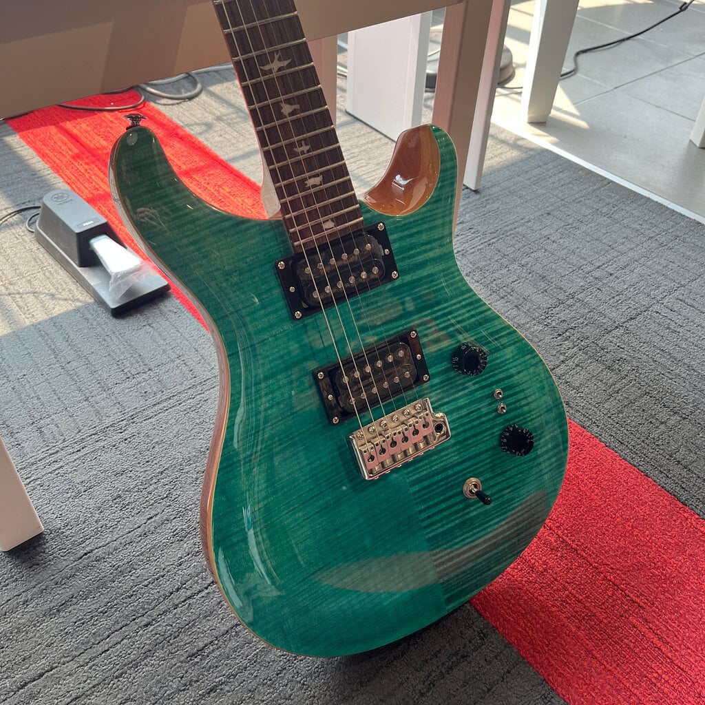 PRS Consignment/Used PRS Custom 24-08 Turquoise - w/Bag