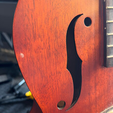 Consignment/Used Gretsch G9200 Boxcar Round-Neck, Mahogany Body Resonator Guitar - Natural