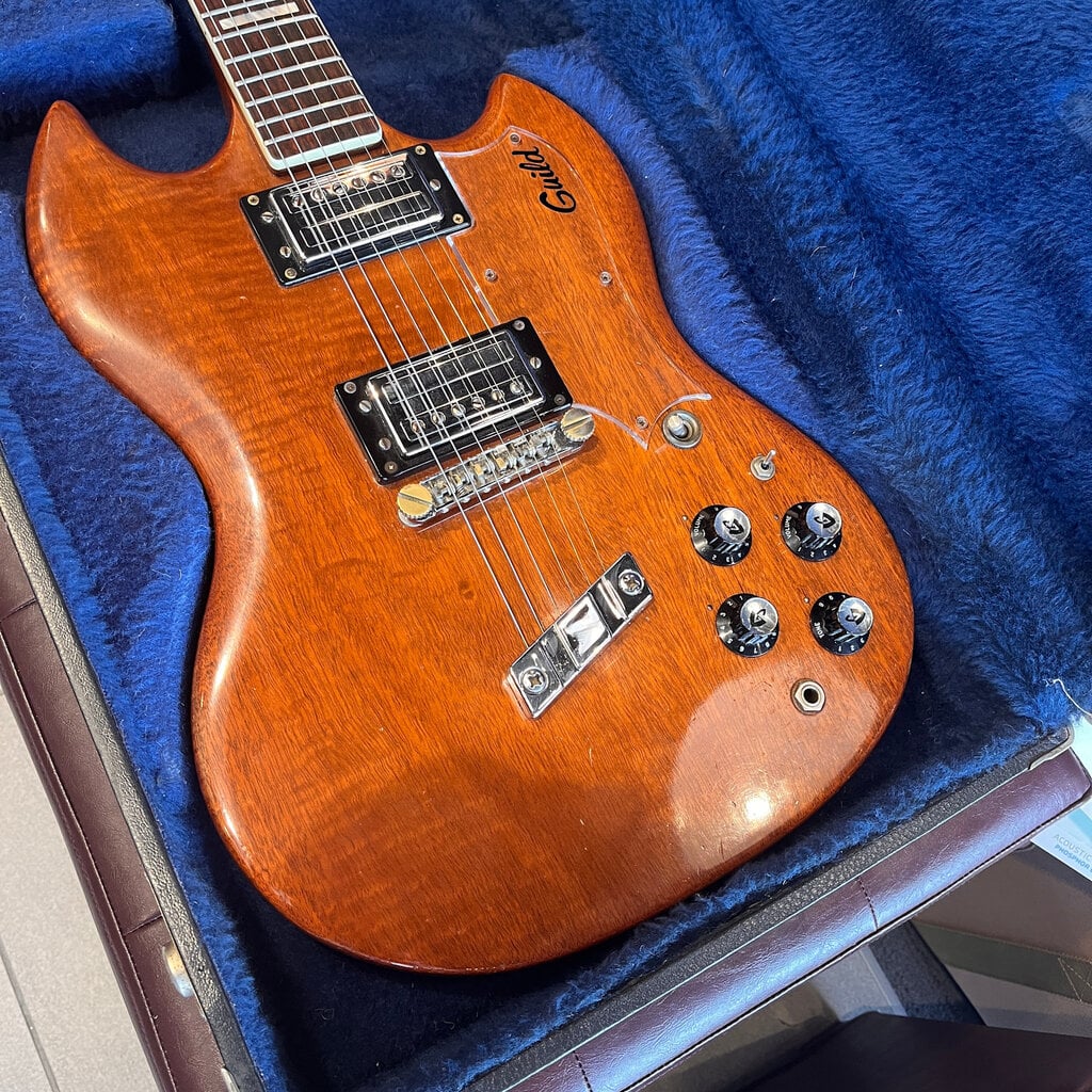 Consignment/Used Guild S-100 NB Natural w/case 1973