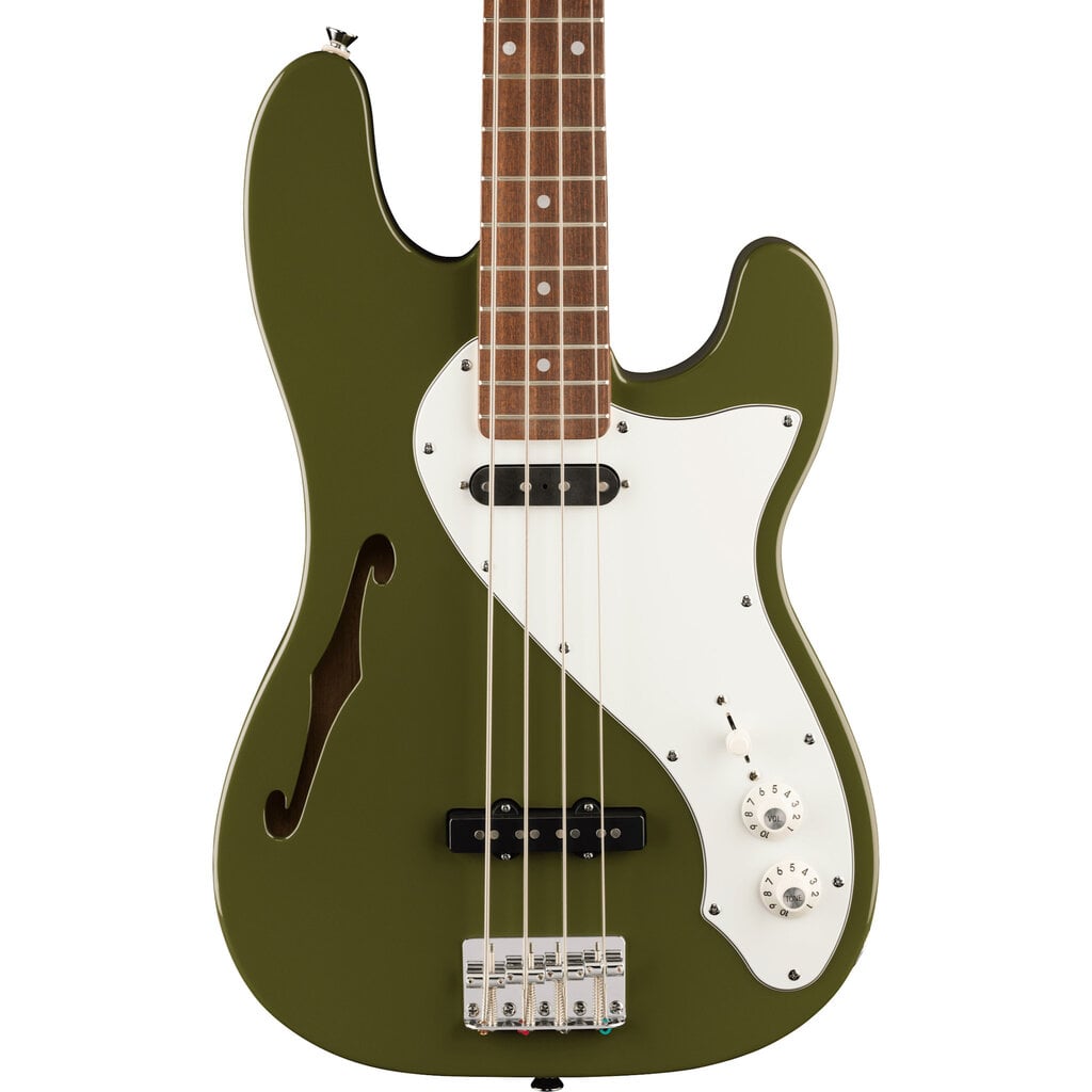 Fender Fender Squier Paranormal Precision Bass Thinline SJ LRL - Sherwood Green