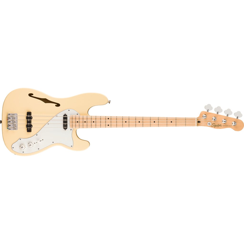 Fender Fender Squier Paranormal Precision Bass Thinline SJ MP - Vintage White
