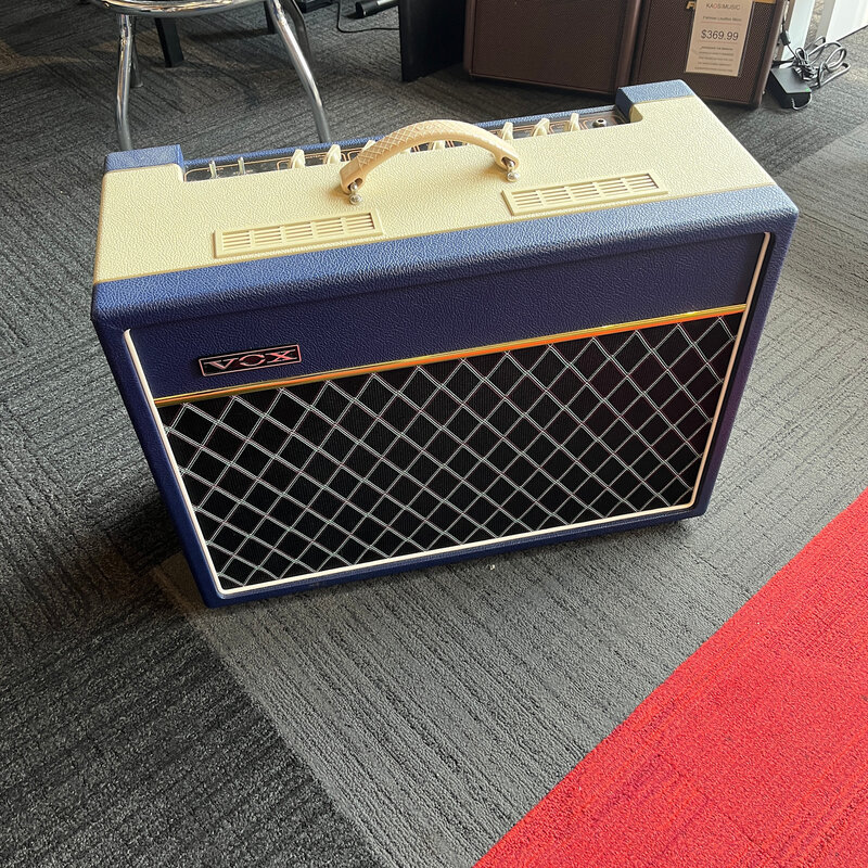 Vox Consignment/Used Vox AC15C1TTBC Ltd Valve Combo Amplifier - Blue/Cream - Greenback Spkr