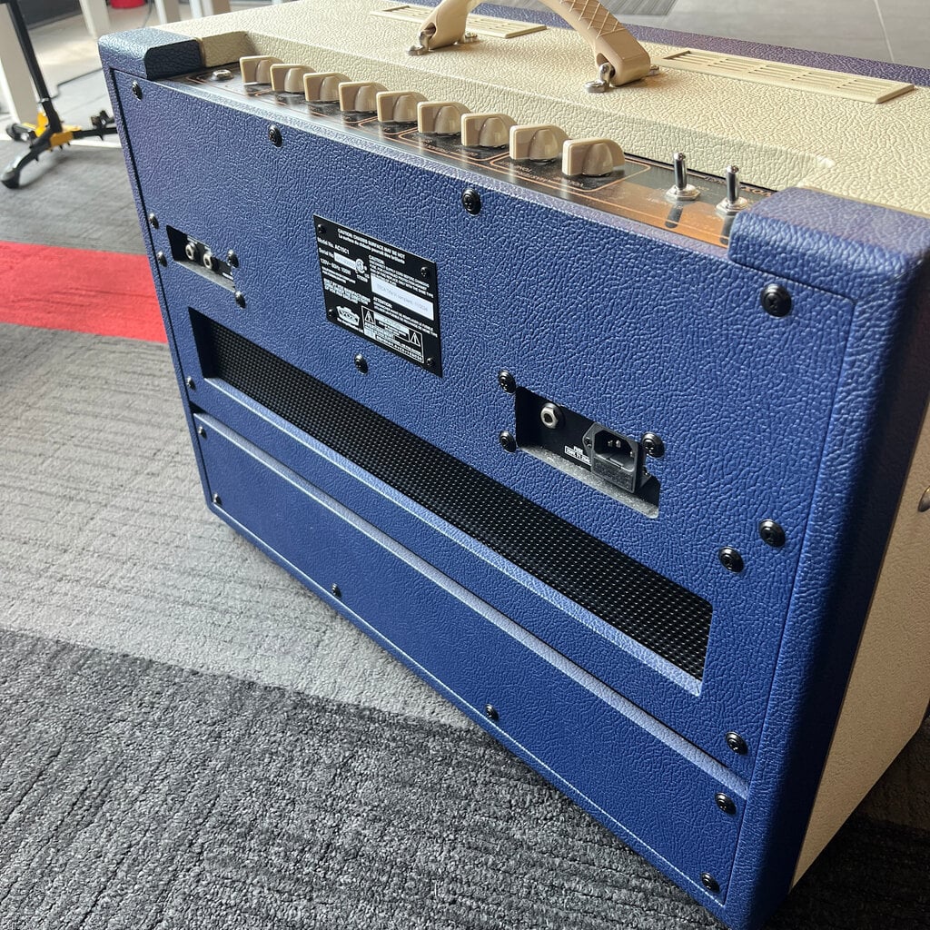 Vox Consignment/Used Vox AC15C1TTBC Ltd Valve Combo Amplifier - Blue/Cream - Greenback Spkr