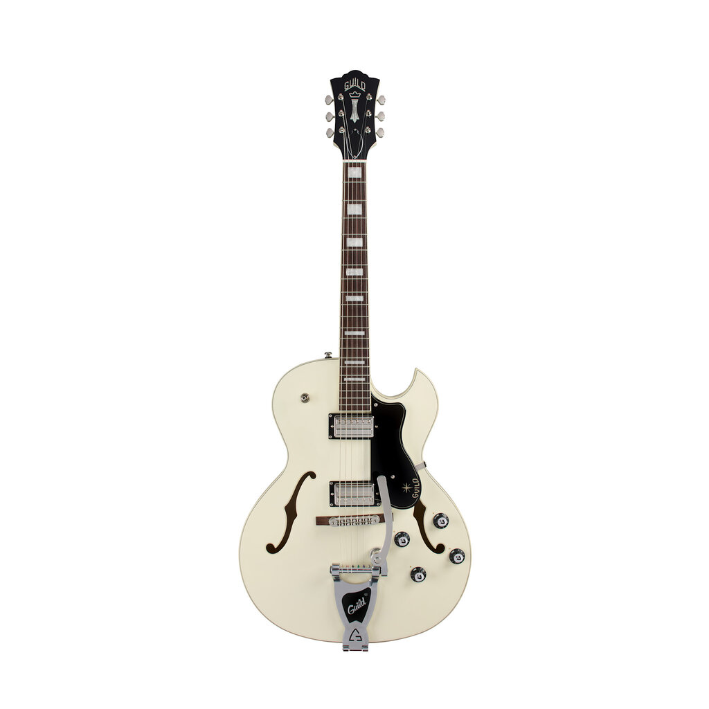 Yamaha Guild Starfire Deluxe Single Cut Vibrato - Vintage White