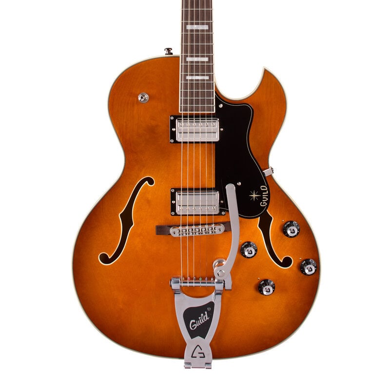 Yamaha Guild Starfire Deluxe Single Cut Vibrato - Honey Burst