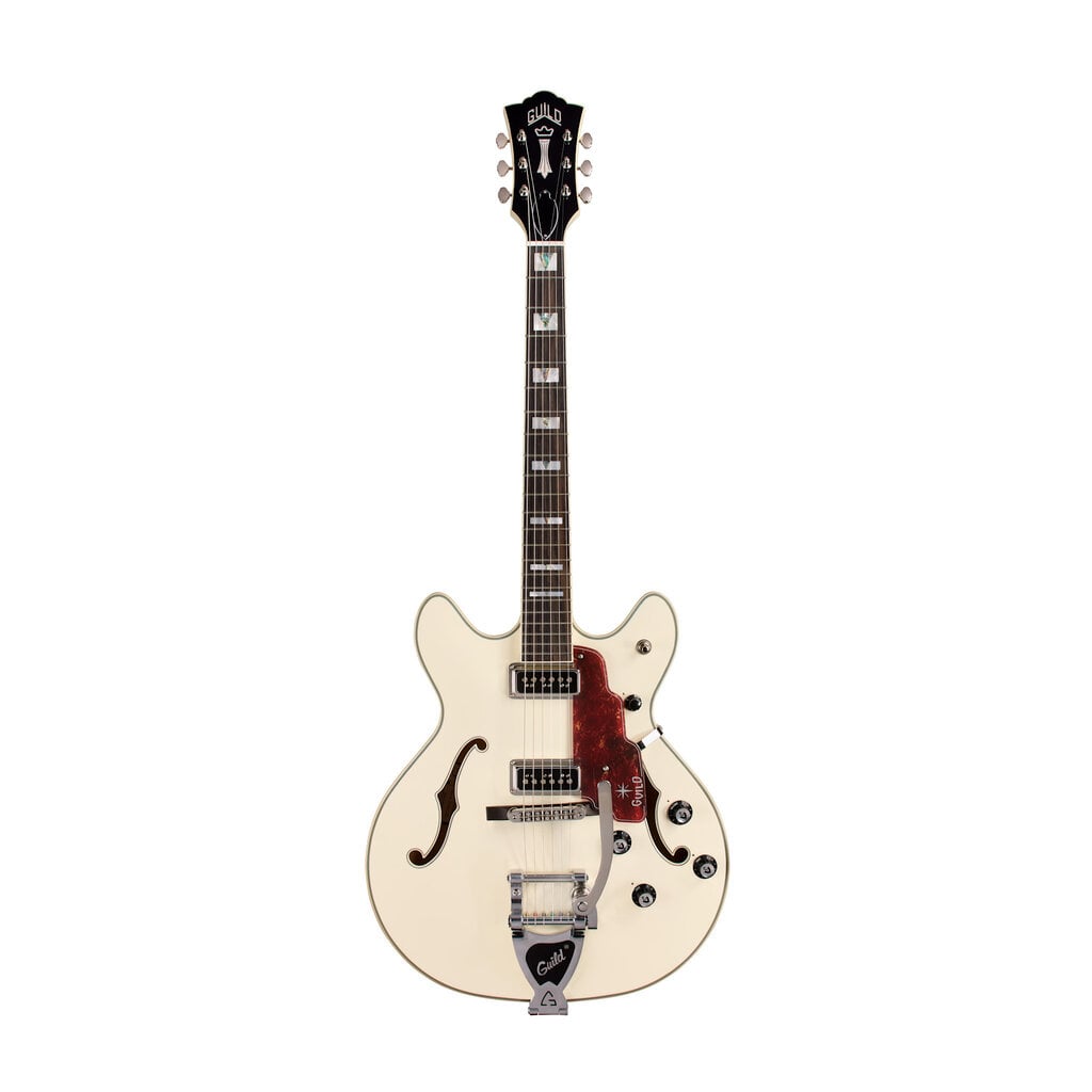 Yamaha Guild Starfire Custom Double Cut Vibrato - Vintage White