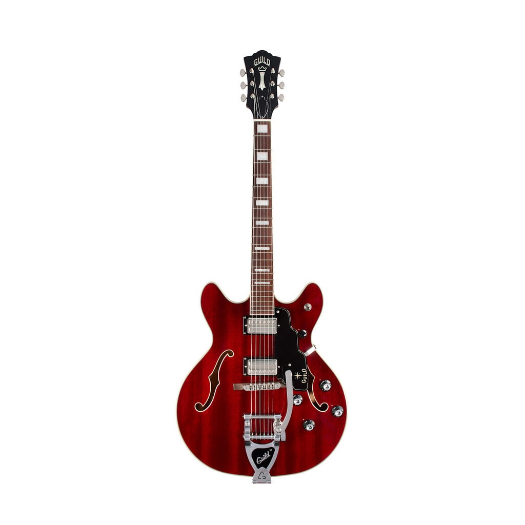 Yamaha Guild Starfire Deluxe Double Cut Vibrato - Cherry