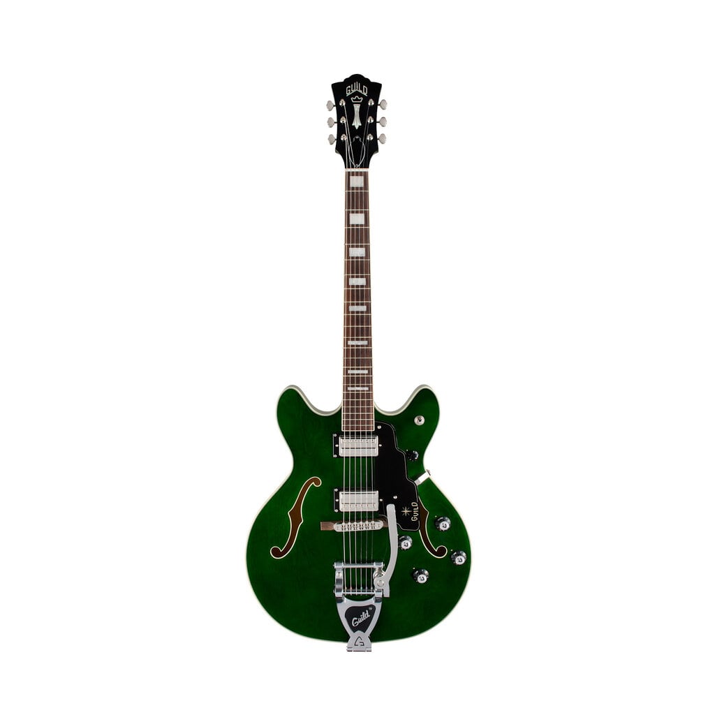 Yamaha Guild Starfire Deluxe Double Cut Vibrato - Emerald Green