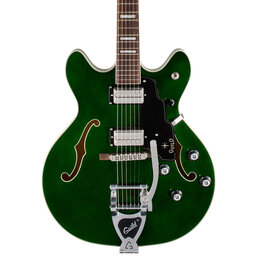 Yamaha Guild Starfire Deluxe Double Cut Vibrato - Emerald Green