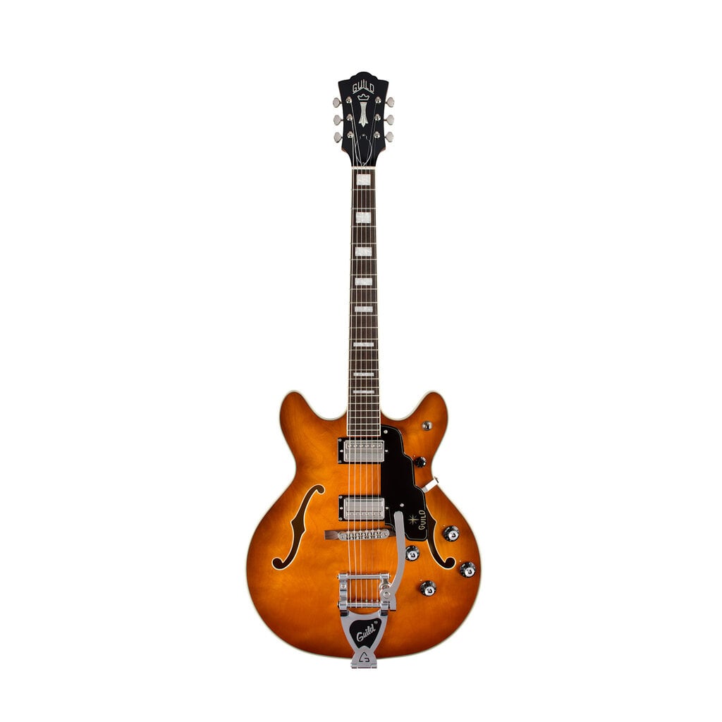 Yamaha Guild Starfire Deluxe Double Cut Vibrato - Honey Burst