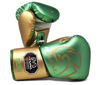Rival RS100 Pro Sparring Glove - Green/Gold