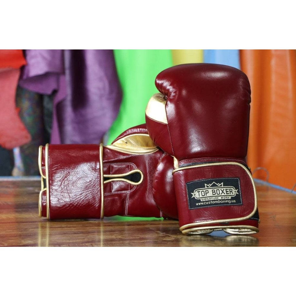 TopBoxer Win1 Velcro Boxing Gloves